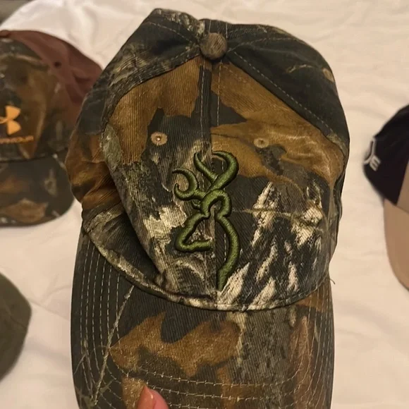 2 under armor caps. 2  browning caps - Picture 4 of 10